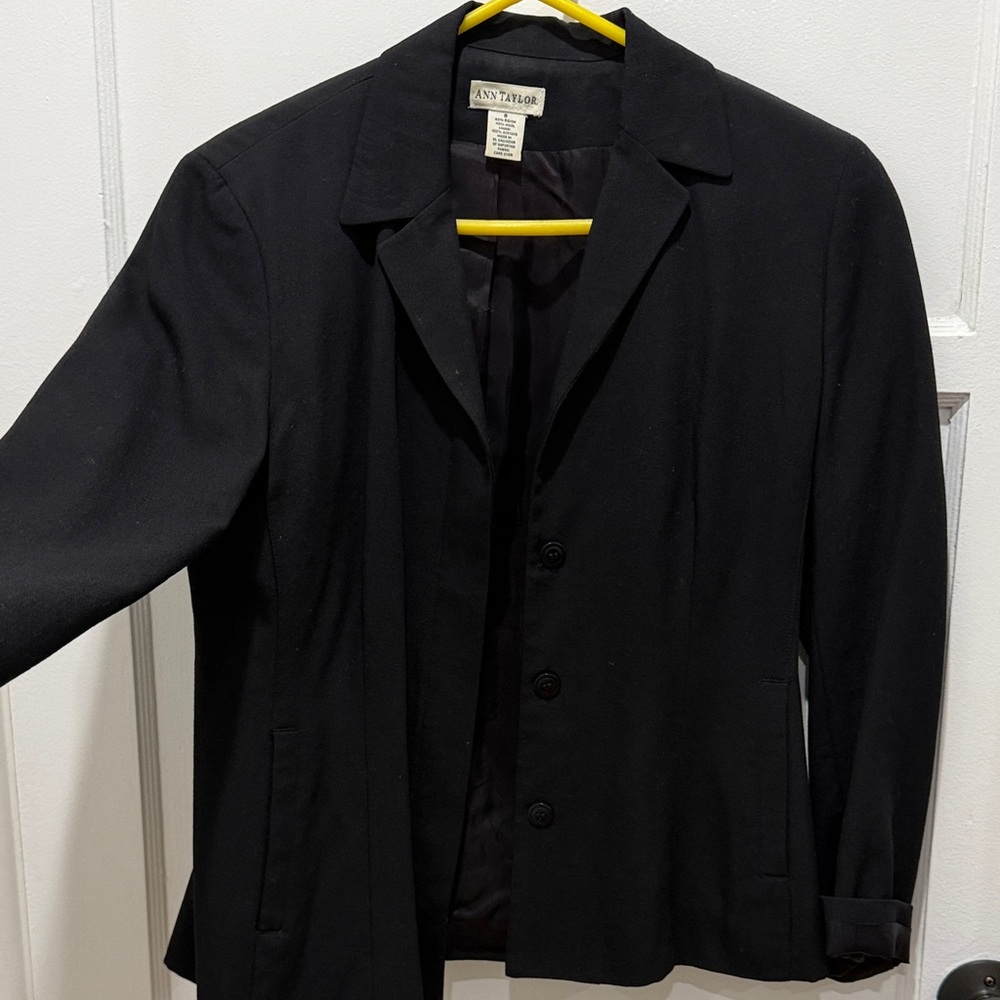 Ann Taylor Classic Black Suit Jacket